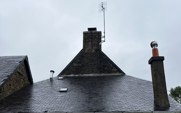 Toit en ardoise, Guingamp