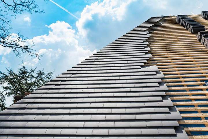 Rénovation de toiture en ardoise, Guingamp 